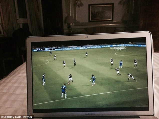 1408408599220 wps 1 Ashley Cole watching the 