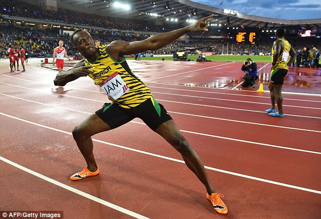 1409221539168 wps 1 Jamaica s Usain Bolt pose