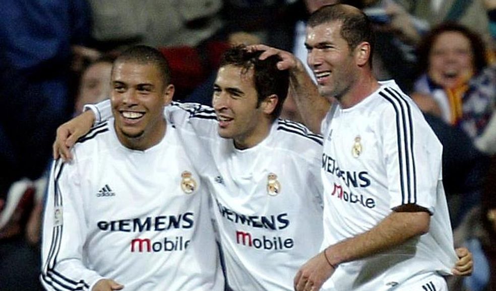 Ronaldo-Zinedine Zidane-Raul Gonzalez-Real Madrid ALDIMA20131219 0001 3