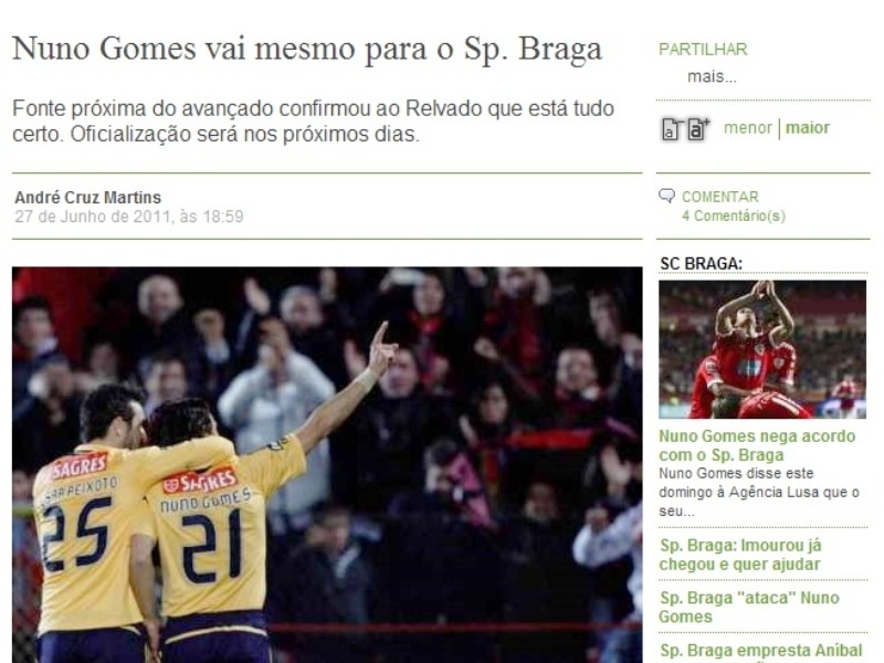 Κλείνει Γκόμες η Μπράγκα