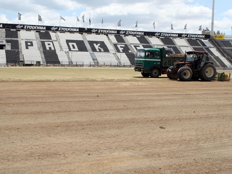 Αλλαγή χλοοτάπητα