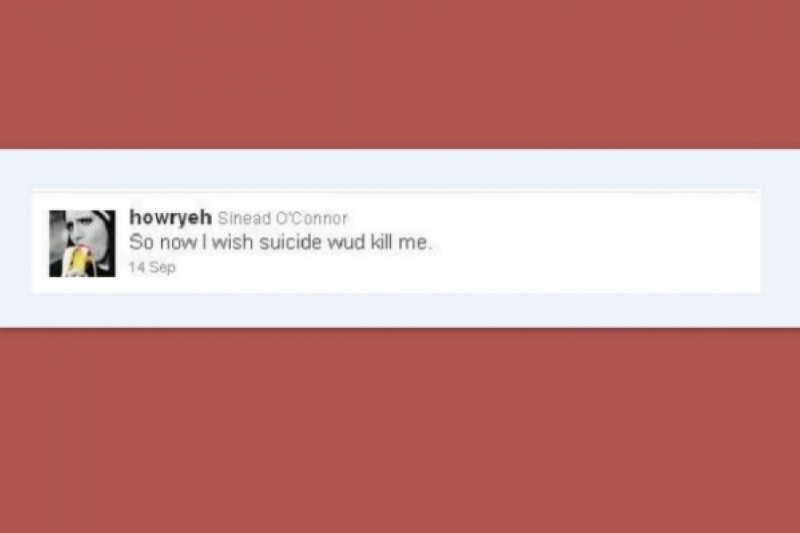 Μήνυμα ΣΟΚ τραγουδίστριας στο Twitter