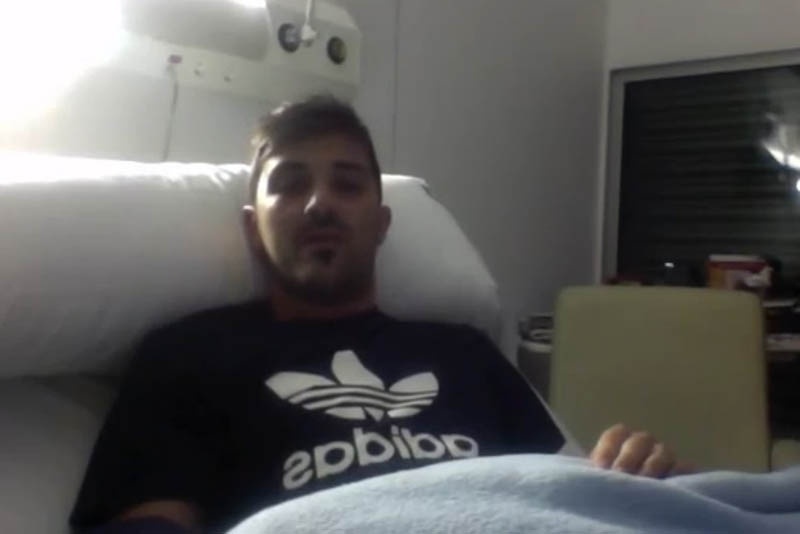 Το «ευχαριστώ» του Βίγια από το νοσοκομείο (video)