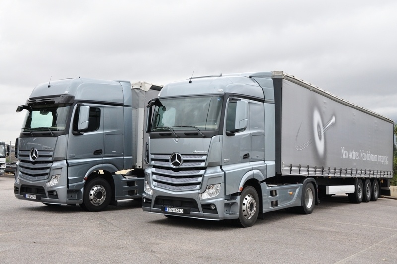Το νέο Actros διασχίζει την Ελλάδα