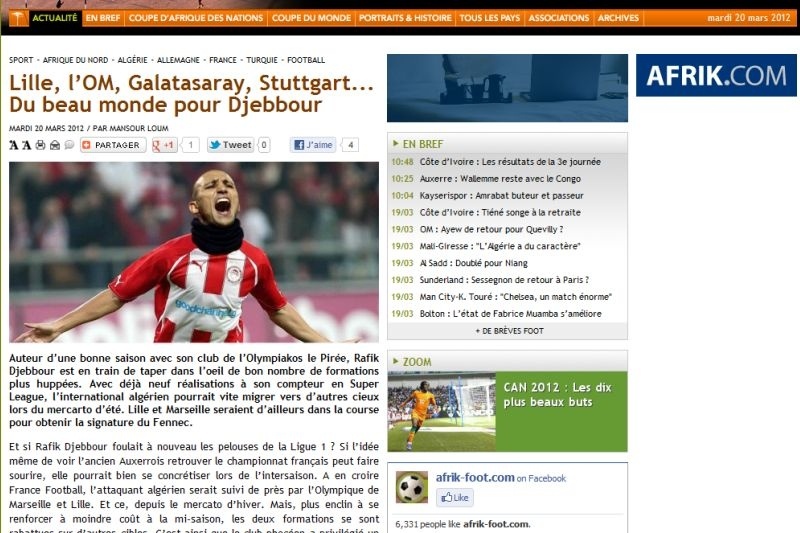 «Λιλ, Μαρσέιγ, Γαλατασαράι, Στουτγκάρδη για Τζεμπούρ»