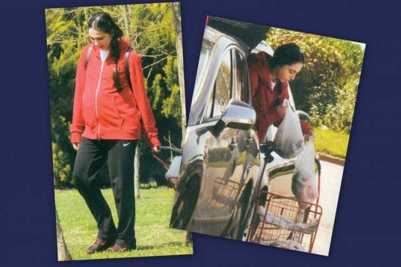 Ολυμπία Χοψονίδου: Φορτωμένη με ψώνια αν και στον μήνα της