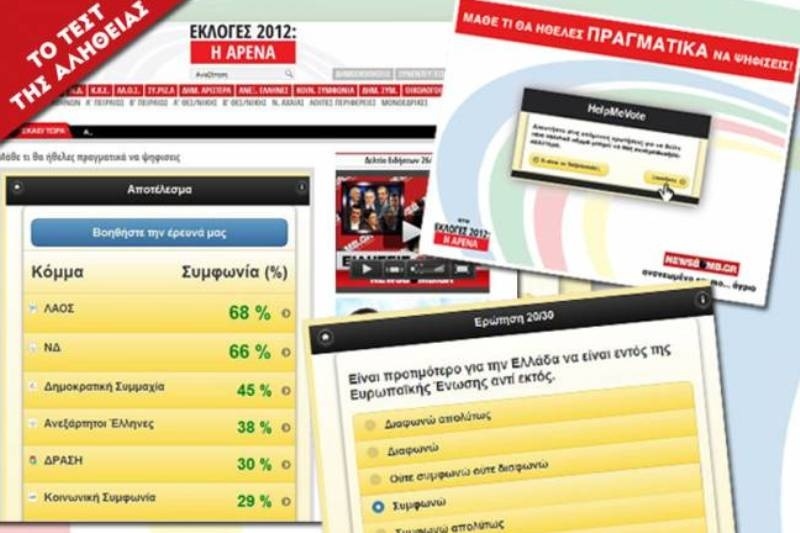 Μάθε πραγματικά τι θέλεις να ψηφίσεις «Help Me Vote» στο Newsbomb.gr!