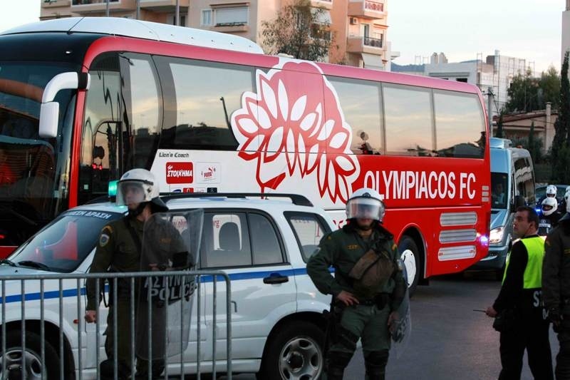 Εφτασε στο Στάδιο η αποστολή του Ολυμπιακού (video)