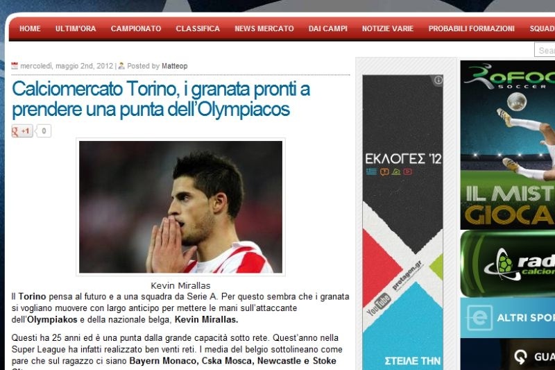 «Ετοιμάζει πρόταση για Μιραλάς η Τορίνο»