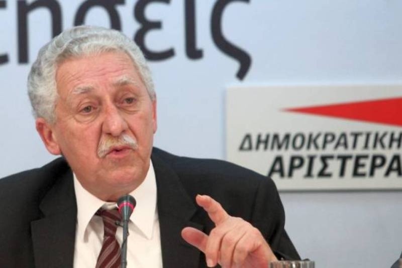 Φ. Κουβέλης: Ήττα της πολιτικής η κυβέρνηση προσωπικοτήτων