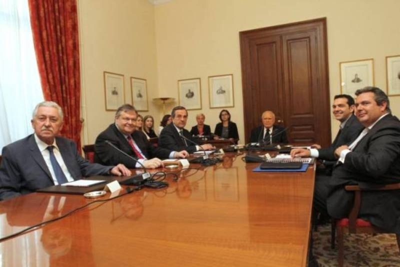 Εκλογές 2012: Μετωπική Τσίπρα-Βενιζέλου στη σύσκεψη στο Προεδρικό