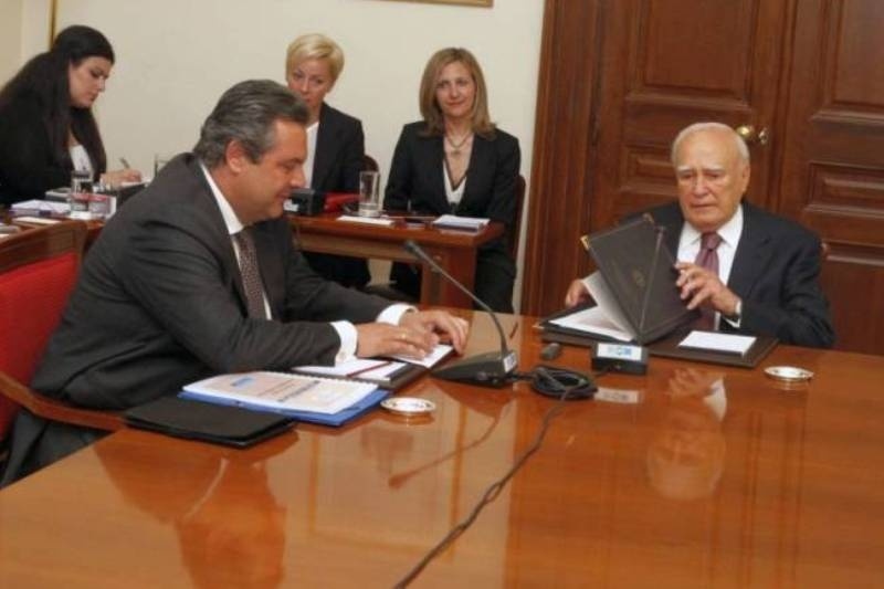 Εκλογές 2012: Αδειάζει τον Καμμένο η Προεδρία της Δημοκρατίας για τα έγγραφα