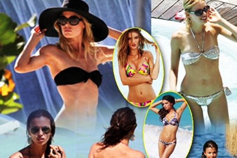 Διεθνή top model μόνο με μαγιό (photos)