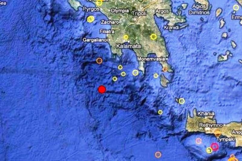 Σεισμός 3,0 Ρίχτερ νότια της Μεθώνης!