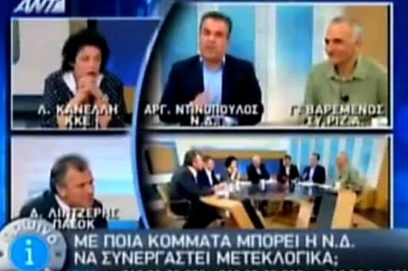 Καυγάς... on air για Κανέλλη και Ντινόπουλο (video)