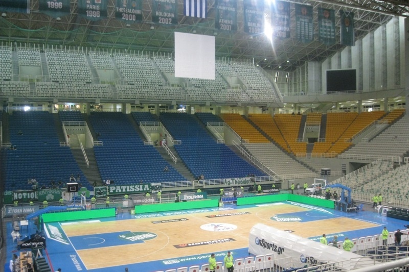 Έτοιμο το ΟΑΚΑ για τον τέταρτο τελικό (photos)