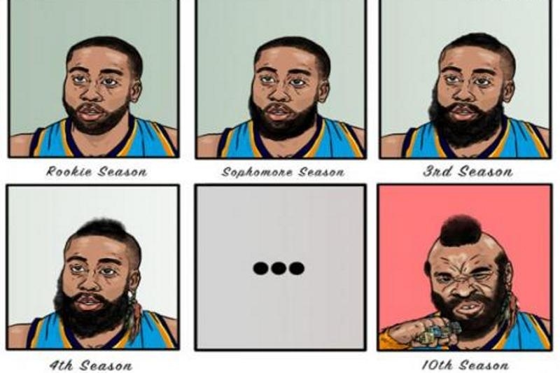 Ο Χάρντεν με πολλά δακτυλίδια του ΝΒΑ…