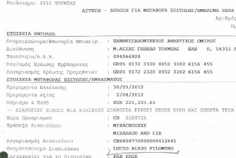ΠΑΟΚ: «Ψευδείς, συκοφαντικές και ύποπτες δηλώσεις»