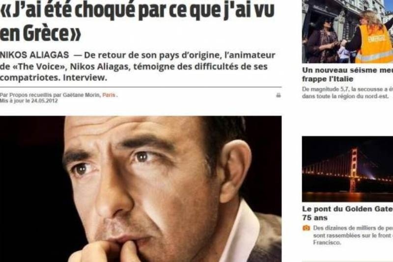 Νίκος Αλιάγας: «Με σόκαρε αυτό που είδα στην Ελλάδα. Οι άνθρωποι έχουν ταπεινωθεί»