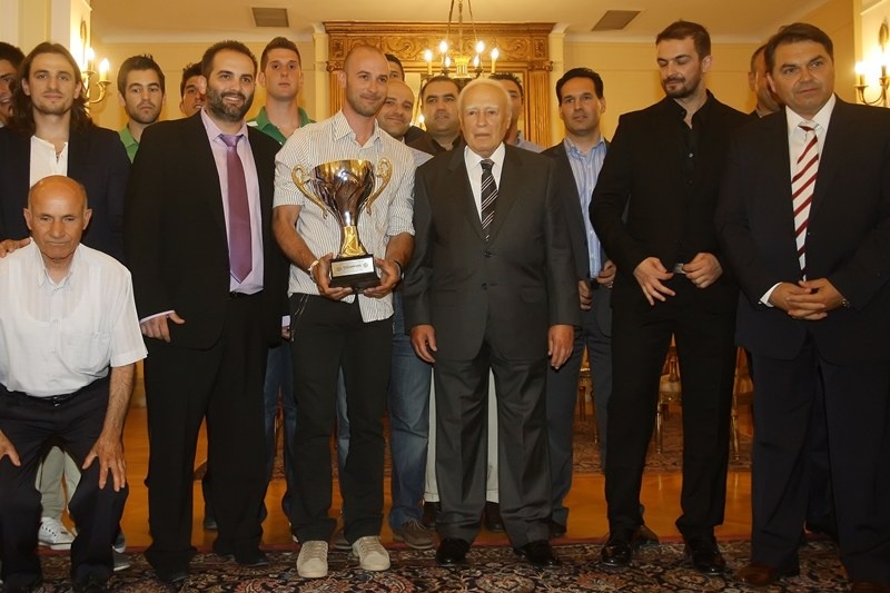 Στον Πρόεδρο της Δημοκρατίας η ομάδα του Διομήδη