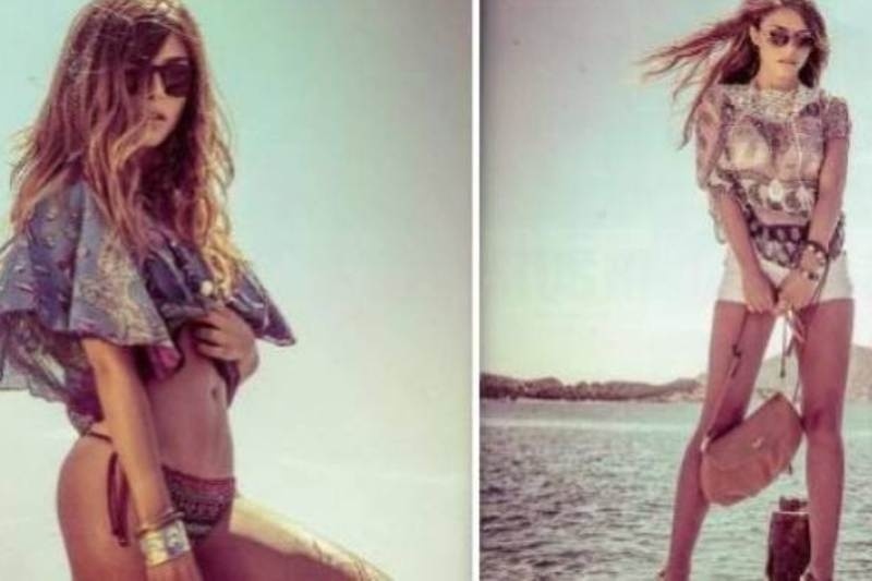 Η Ελευθερία Ελευθερίου ποζάρει ως σέξι μοντέλο (photos)
