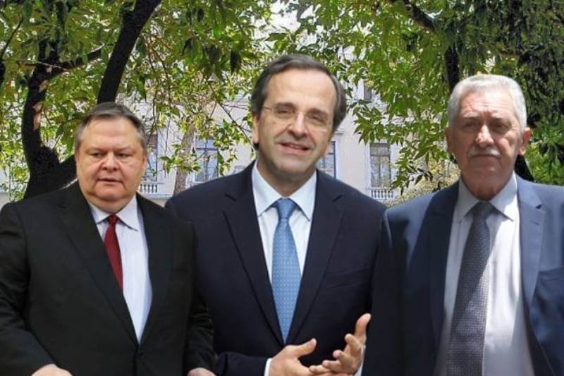 Σαμαράς και αρχηγοί για τρόικα και προγραμματικές δηλώσεις