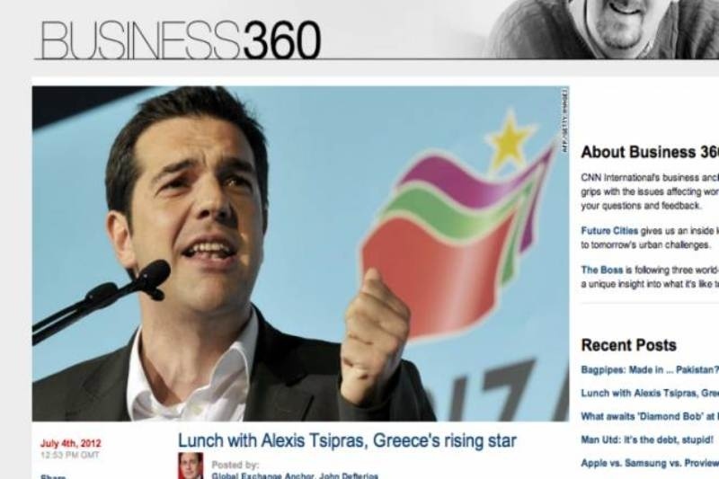 CNN: Τσίπρας, το ανερχόμενο αστέρι της Ελλάδας