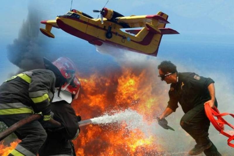 Μεγάλη πυρκαγιά σε εξέλιξη στην Αχαΐα