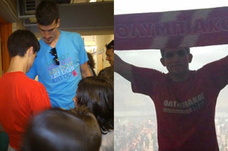 Οι τυχεροί φίλαθλοι του Ολυμπιακού (photos)