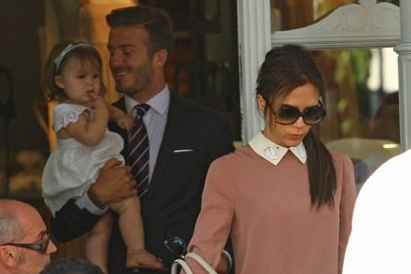 Οικογένεια Beckham: Δείπνο για τρεις!
