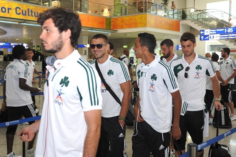 Πέταξε για Γλασκώβη ο Παναθηναϊκός (photos)