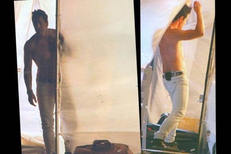 Δείτε τον Σάκη Ρουβά να αλλάζει στα παρασκήνια!