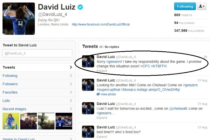 Ζήτησε συγγνώμη από τον κόσμο της Τσέλσι ο Νταβίντ Λουίζ!