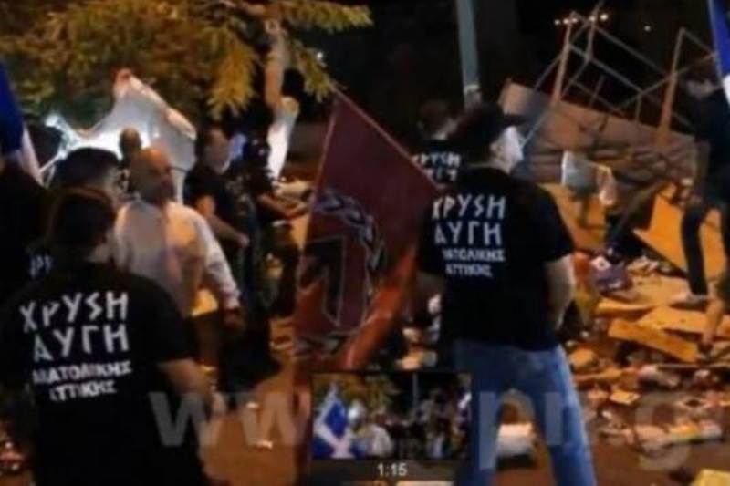 Ταυτοποιήθηκαν δύο μέλη της Χρυσής Αυγής για τα επεισόδια στη Ραφήνα