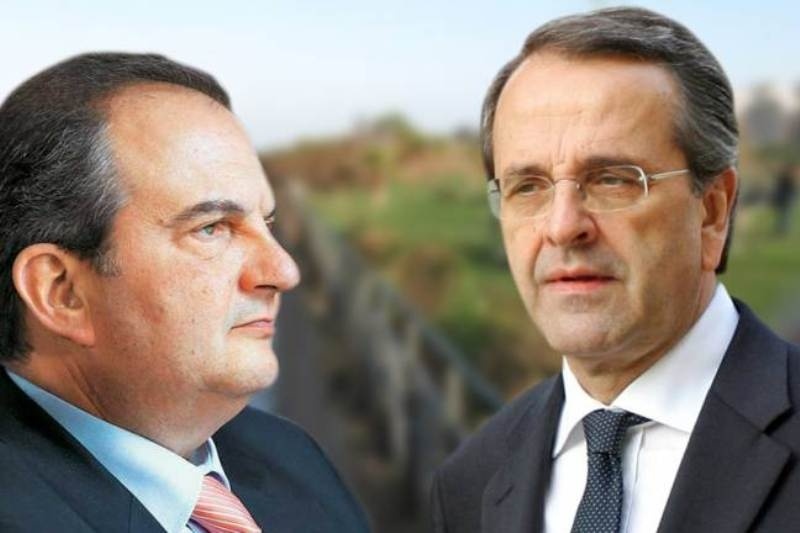 Κρυφή συνάντηση Σαμαρά - Καραμανλή