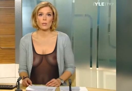 Δελτία ειδήσεων με διαφορά... στήθους (Video)