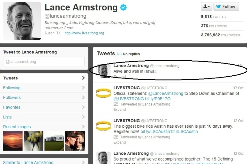 Στη Χαβάη ο Άρμστρονγκ!