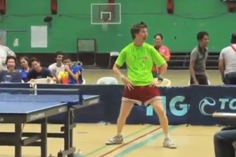 Πινγκ Πονγκ: Αυτός είναι πανηγυρισμός! (video)