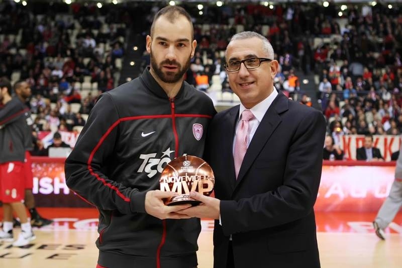 Ολυμπιακός: Βραβεύτηκε ο Σπανούλης