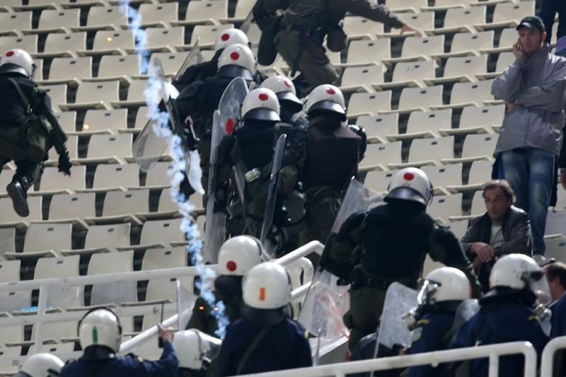 Βέροια-Παναθηναϊκός: Επεισόδια και διακοπή
