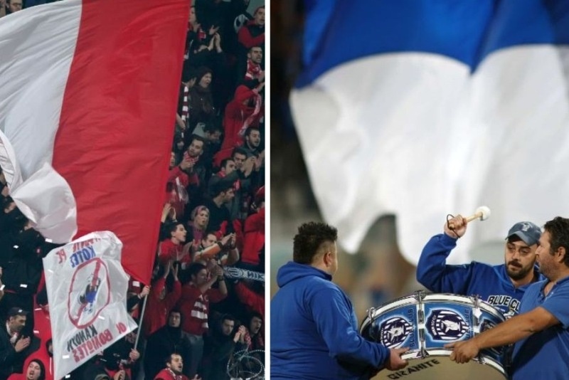 H πορεία των δύο ομάδων του Βόλου προς το γήπεδο (videos)