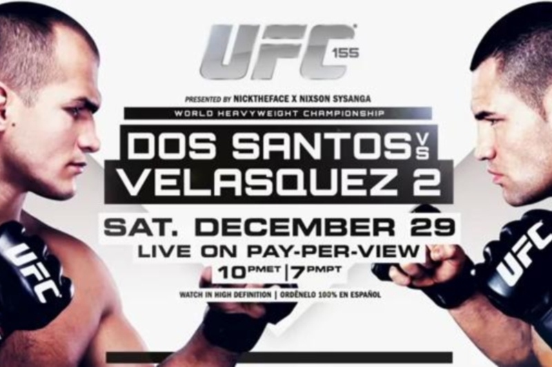 UFC 155: Δεκάλεπτο trailer για «Dos Santos vs Velasquez» (video)