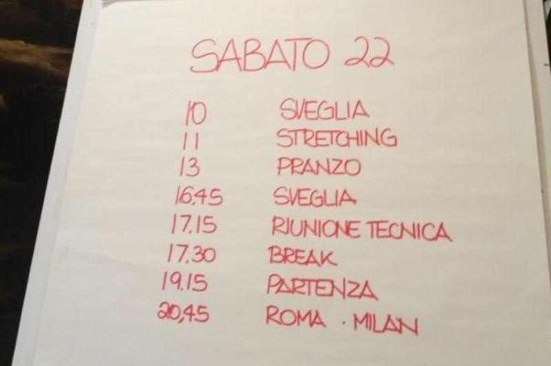 Το πρόγραμμα της Μίλαν!