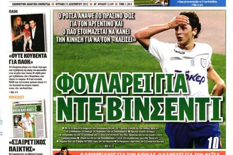 Τα πρωτοσέλιδα του αθλητικού και πολιτικού Τύπου της Κυριακής (23/12)