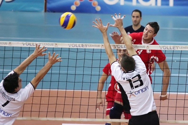 Volleyleague: «Ερυθρόλευκη» η καλύτερη επτάδα του Α’ γύρου