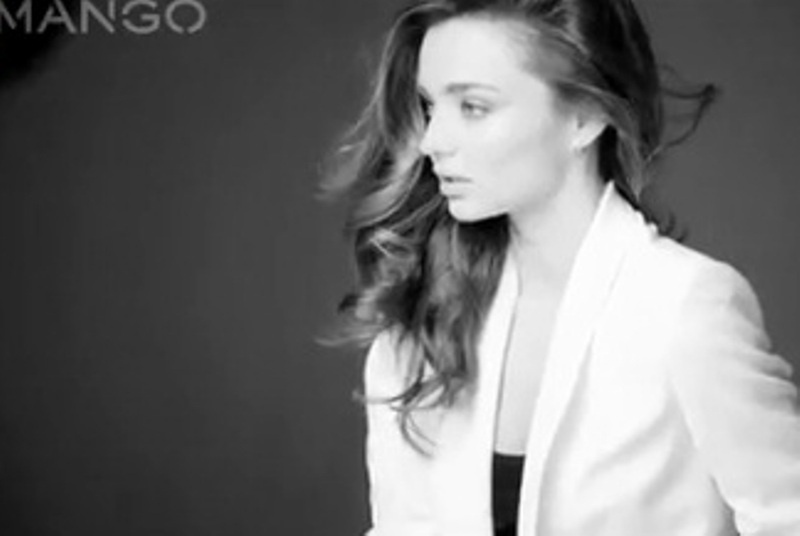 Η Miranda Kerr φωτογραφίζεται για τα Mango