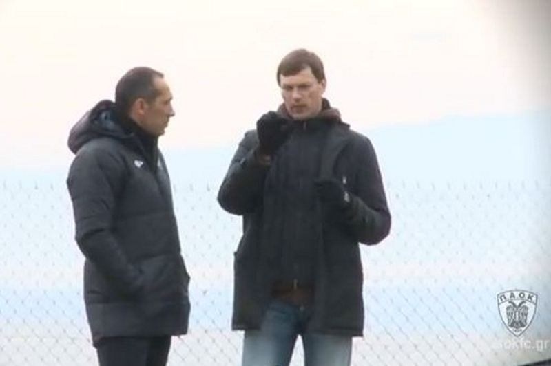 Ο Τσιστιακόφ στην προπόνηση του ΠΑΟΚ (video)