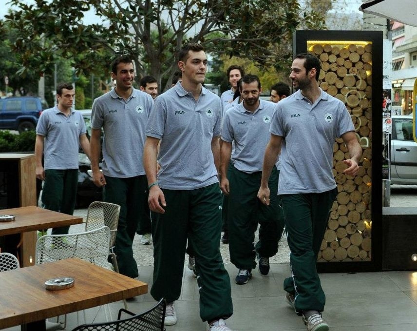 Παναθηναϊκός: Στιγμές χαλάρωσης στο Baron (Photos)
