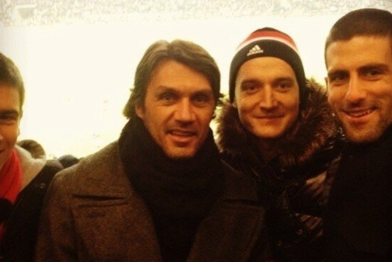 Μαλντίνι και Τζόκοβιτς στο Μίλαν - Μπαρτσελόνα