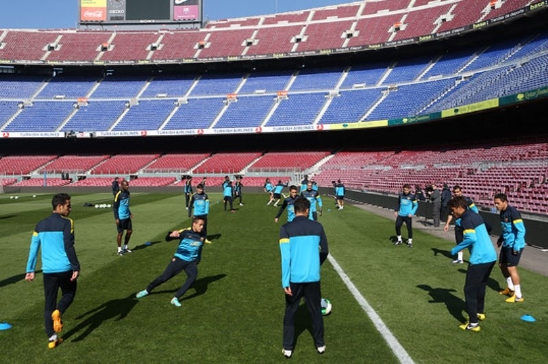 Μπαρτσελόνα: Η τελευταία προπόνηση στο Καμπ Νου για Ρεάλ (photos+videos)